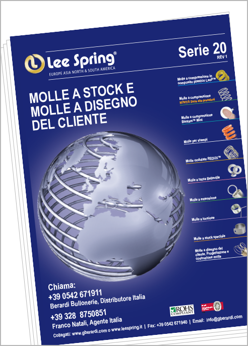 Lee Spring Catalogo Italia